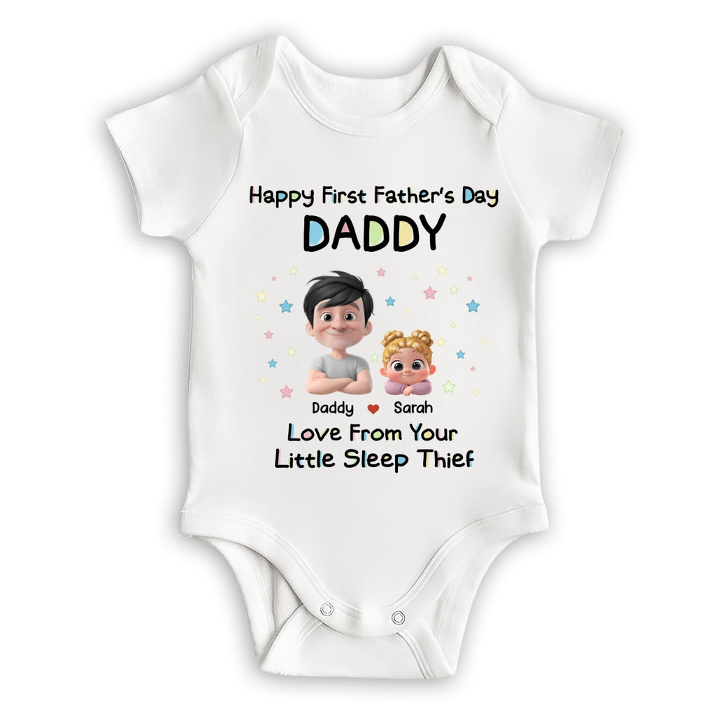 Little Sleep Thief - Personalized Baby Onesie