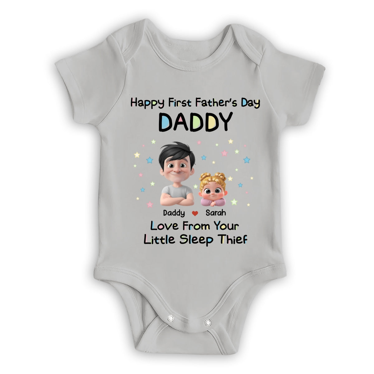Little Sleep Thief - Personalized Baby Onesie