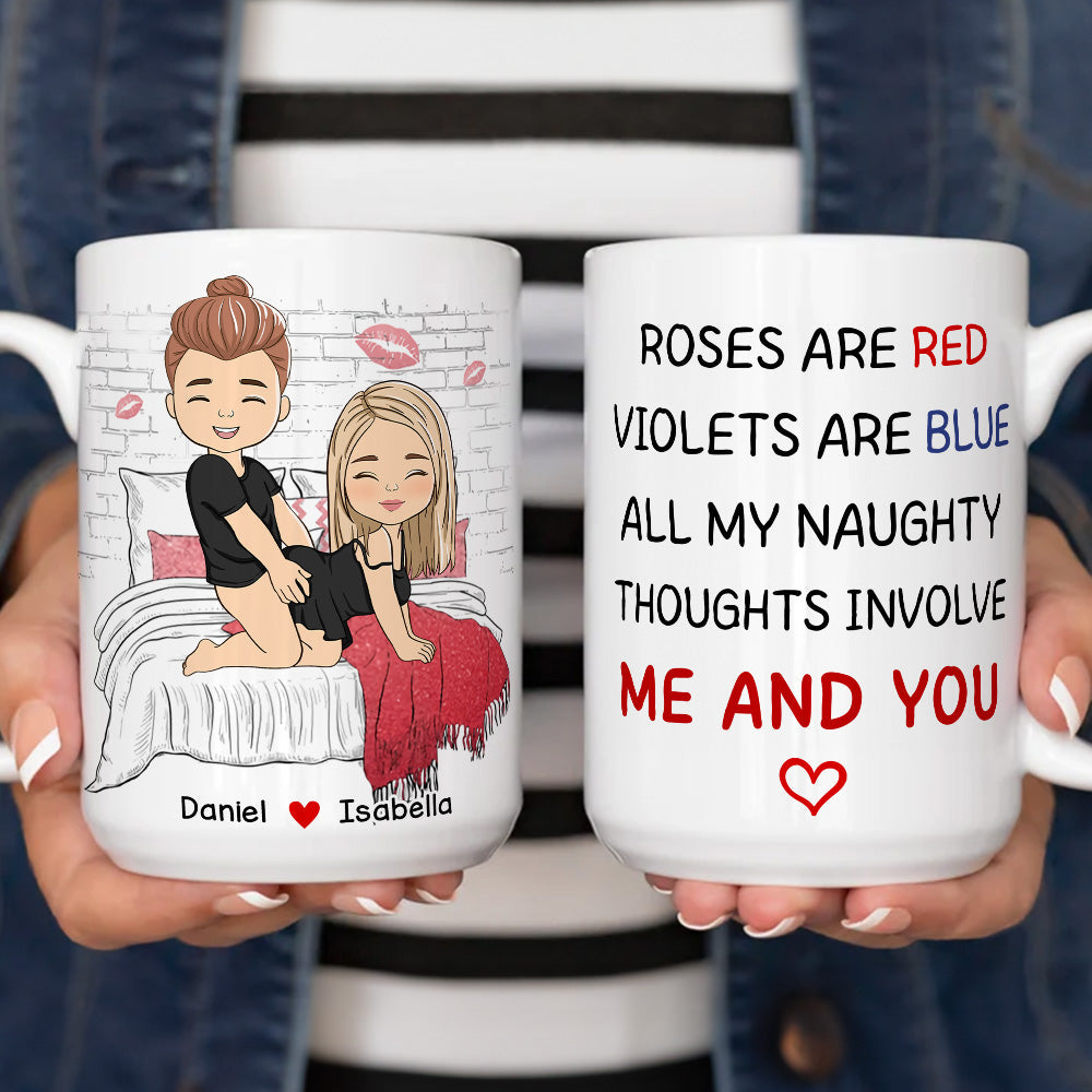 Custom Anniversary Keepsake Gifts For Couple • Involve Me And You - Personalized Coffee Mug