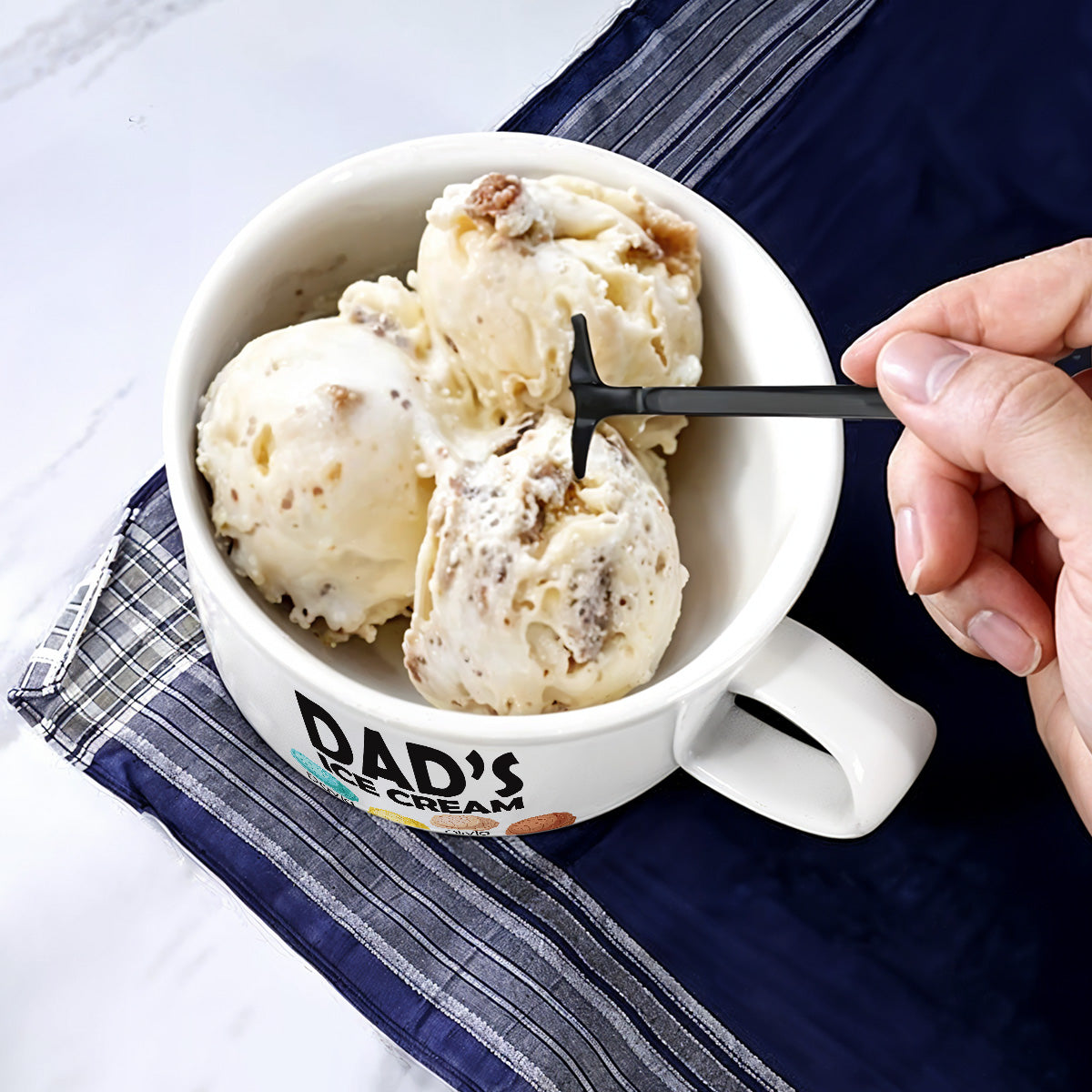 Ice Cream - Personalized Ceramic Bowl