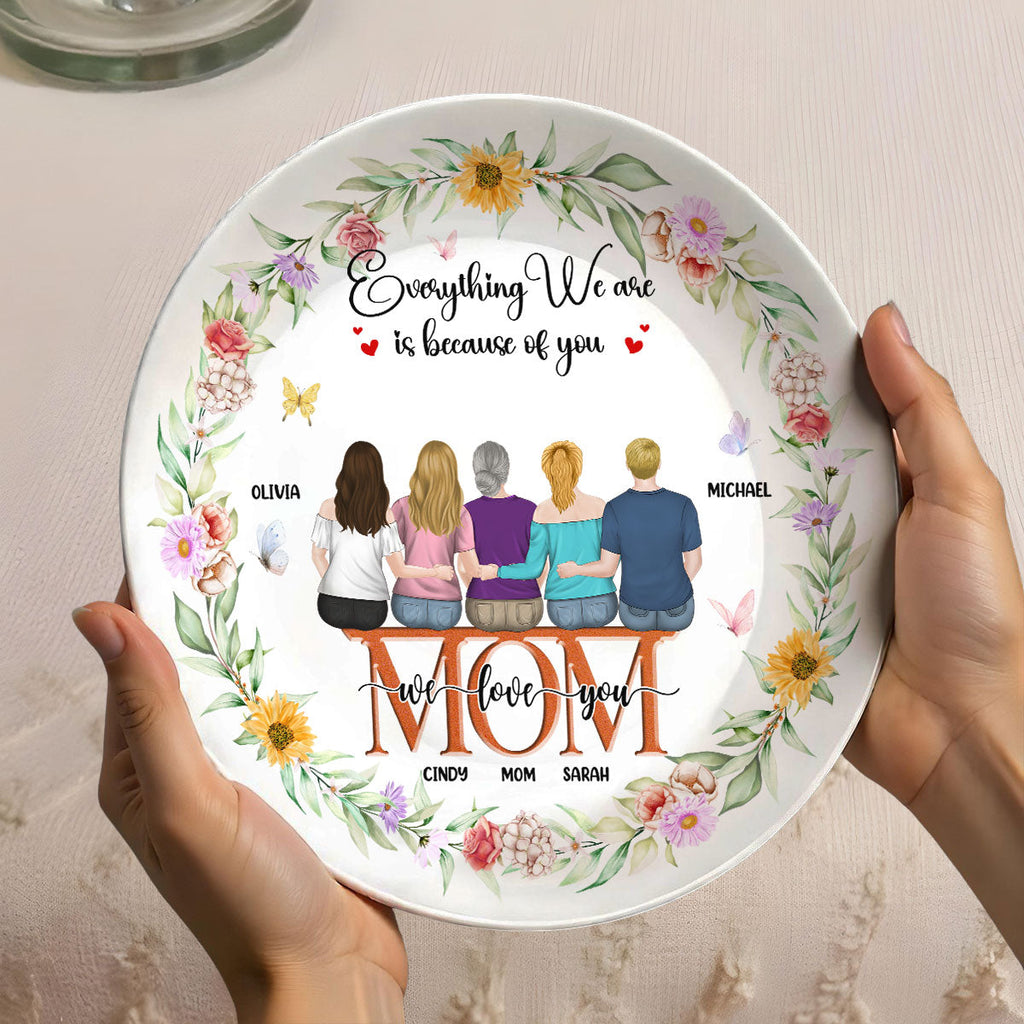 We Love You - Personalized Plate