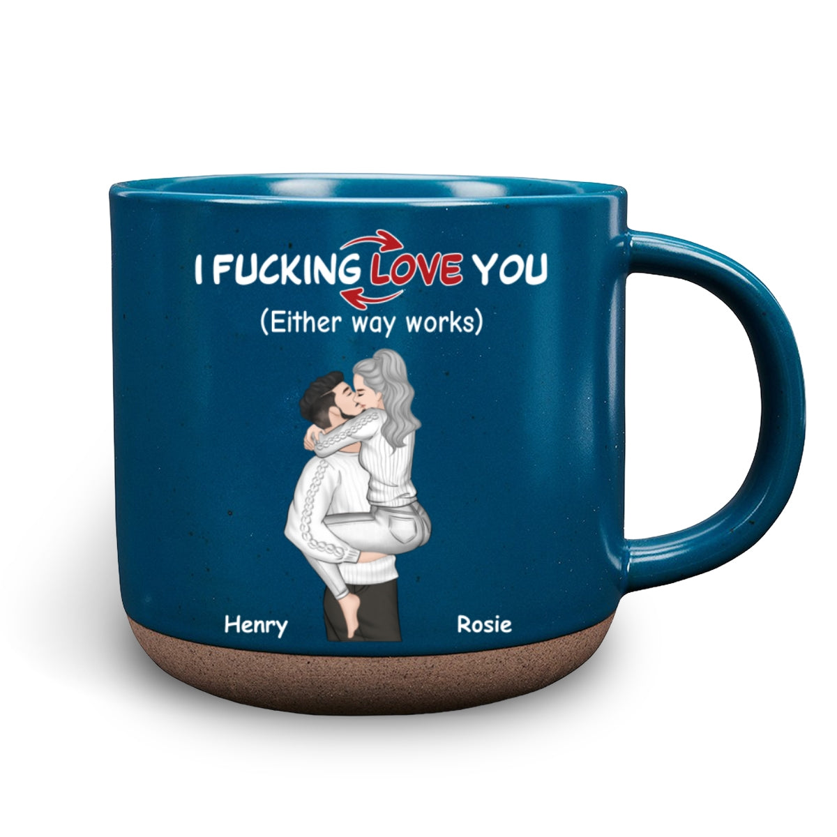 Custom Anniversary Keepsake Gifts For Couple • Really Love You - Personalized Pottery Mug