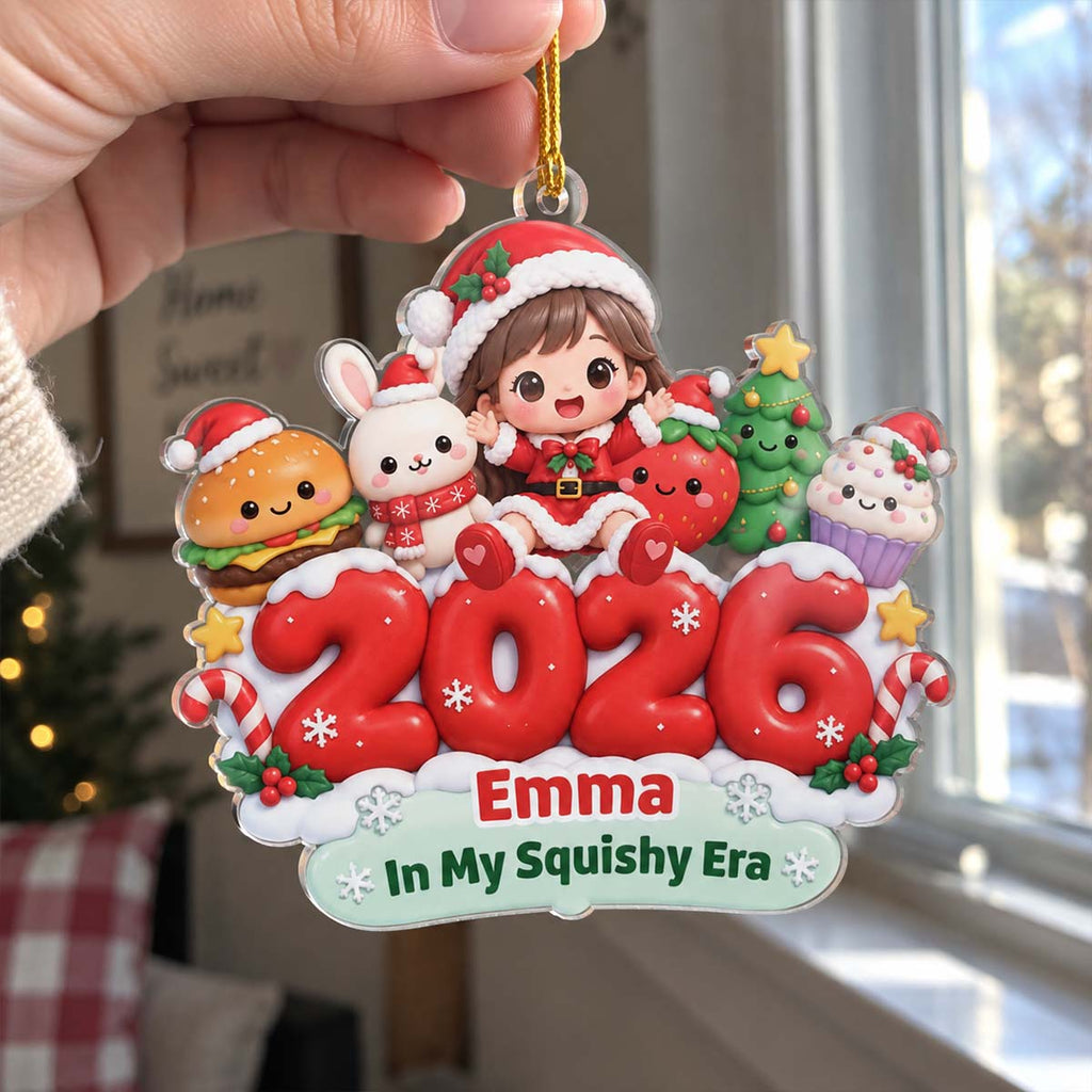Custom Family Ornament, Christmas Gift for Family Members •  Our Little Blessings - Personalized Acrylic Ornament