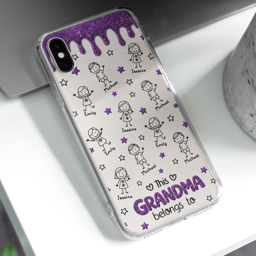 Handmade By Grandma - Personalized 3D Inflated Effect Phone Case