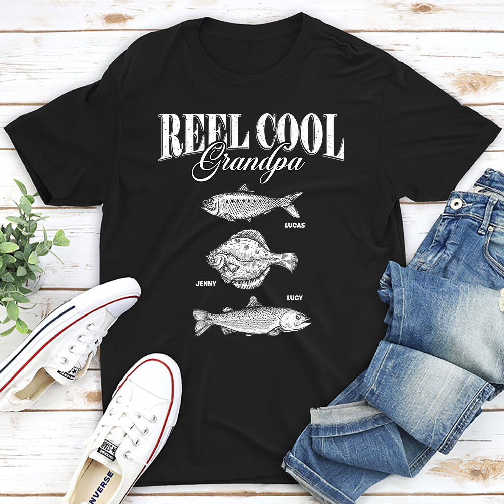 Custom Father's Day, Special Gift for Dad & Grandpa • Cool Dad Big Catches - Personalized Shirt
