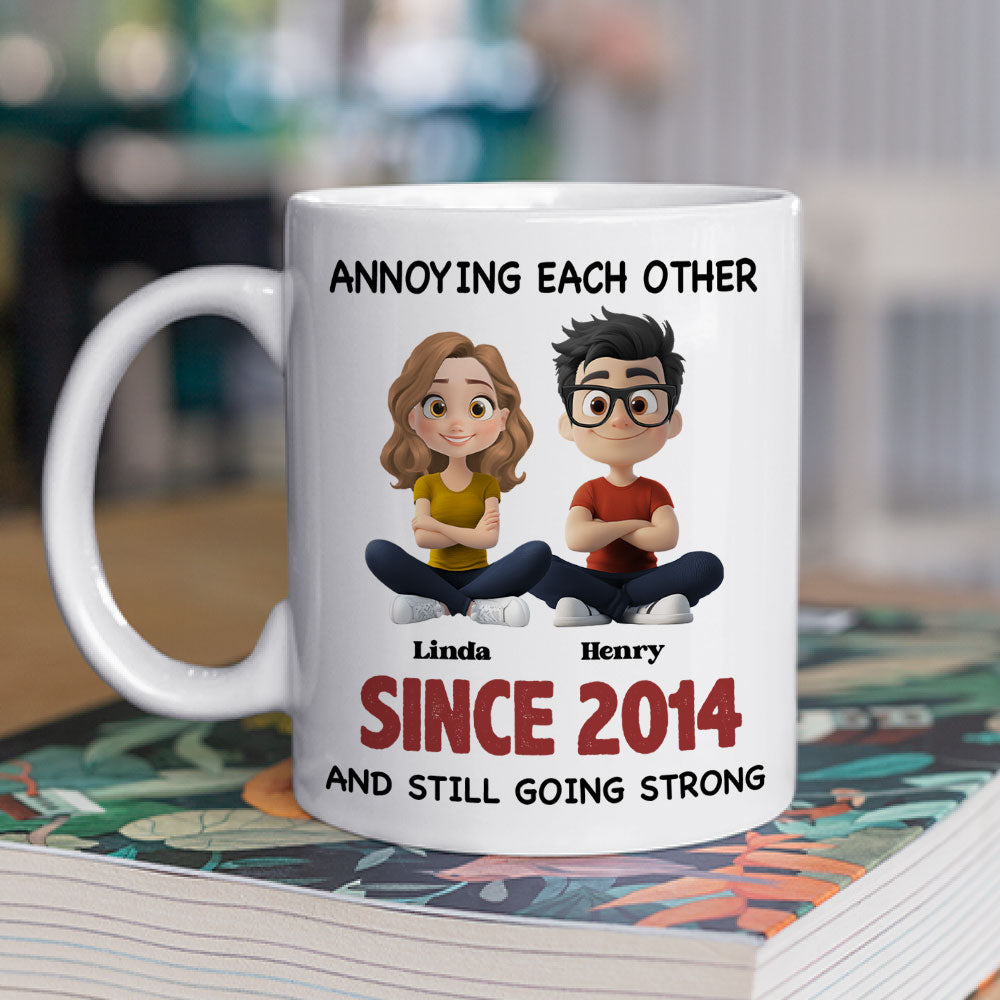 Custom Anniversary Keepsake Gifts For Couple • Together Forever - Personalized Coffee Mug