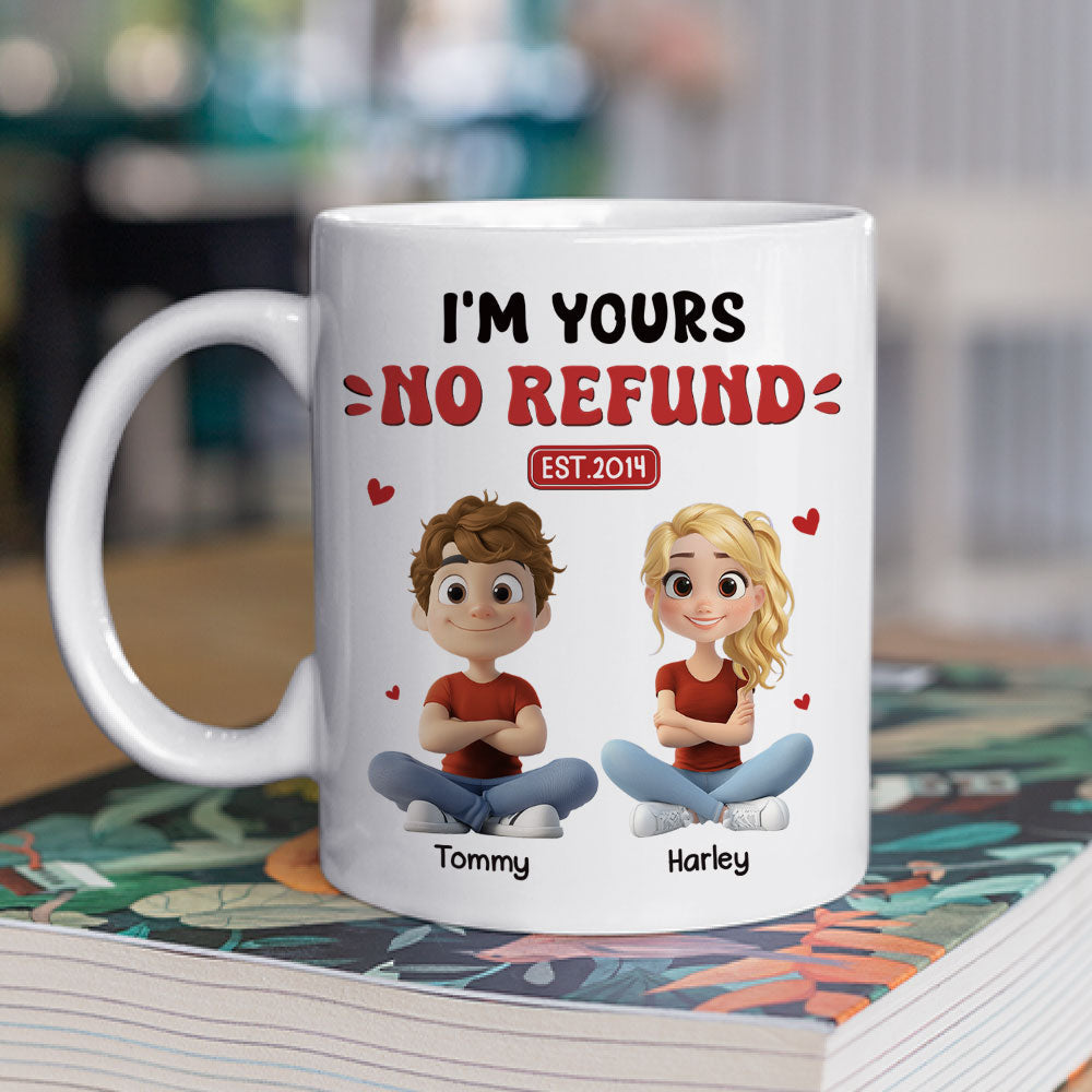 Custom Anniversary Keepsake Gifts For Couple • I Am Yours Forever - Personalized Coffee Mug