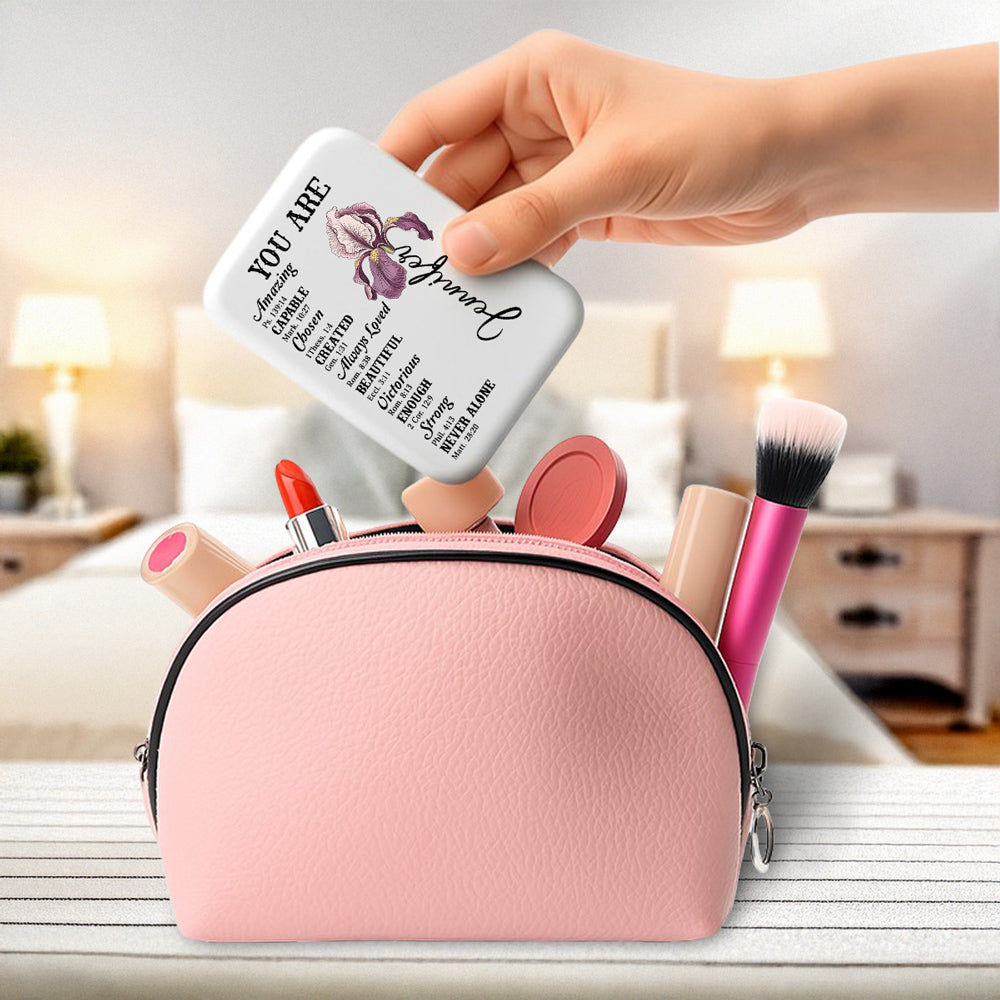 The Architecture Of Beauty - Personalized LED Pocket Mirror