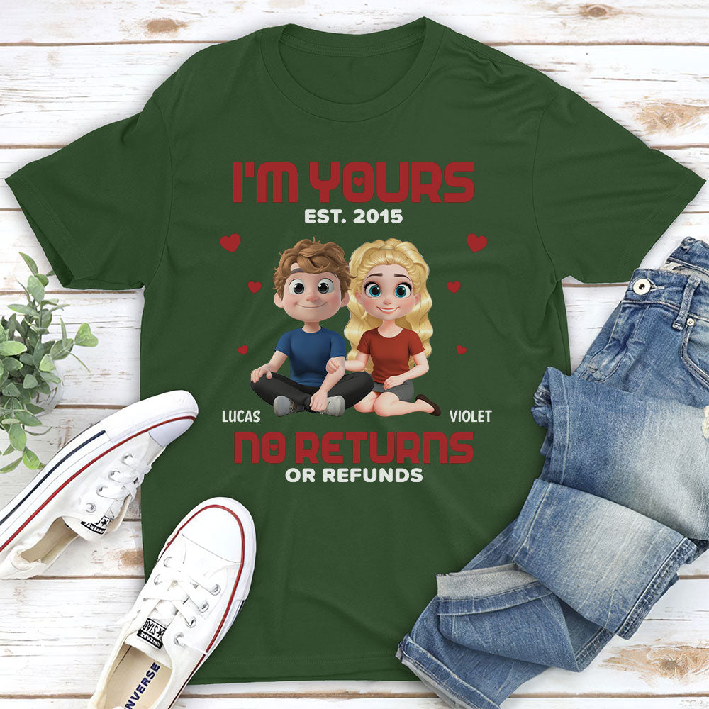 Custom Christmas Anniversary Keepsake Gifts For Wife • I Am Yours EST - Personalized Shirt