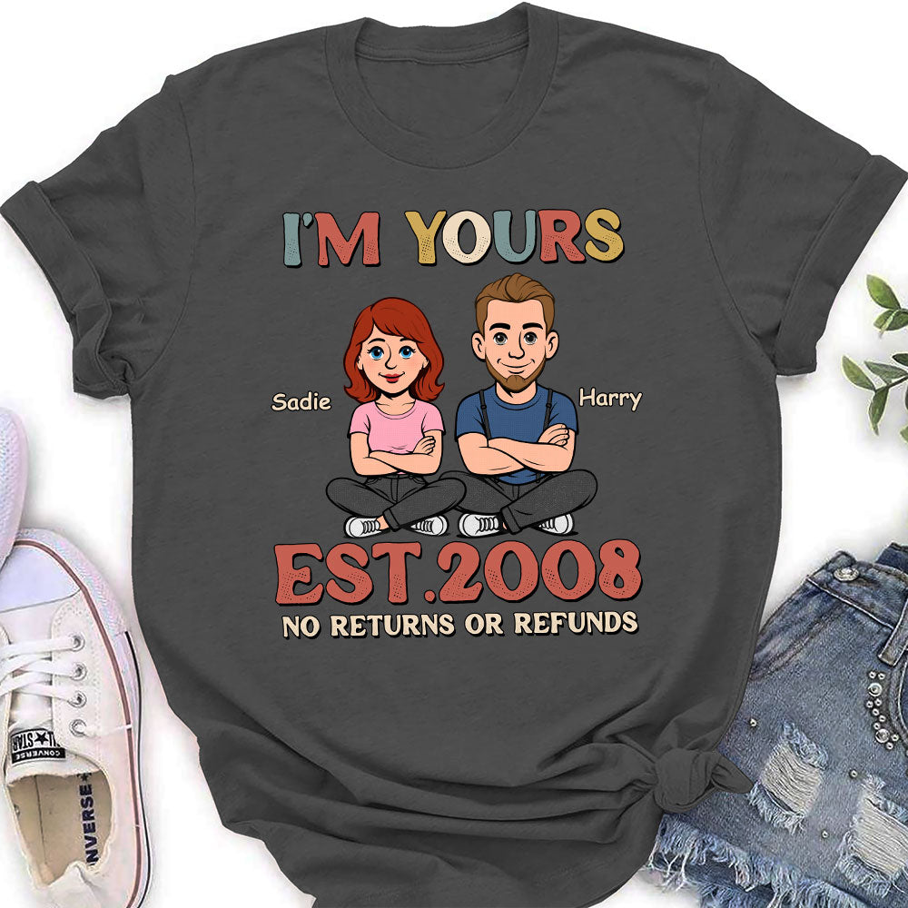 Custom Christmas Anniversary Keepsake Gifts For Husband • I Am Yours - Personalized Shirt