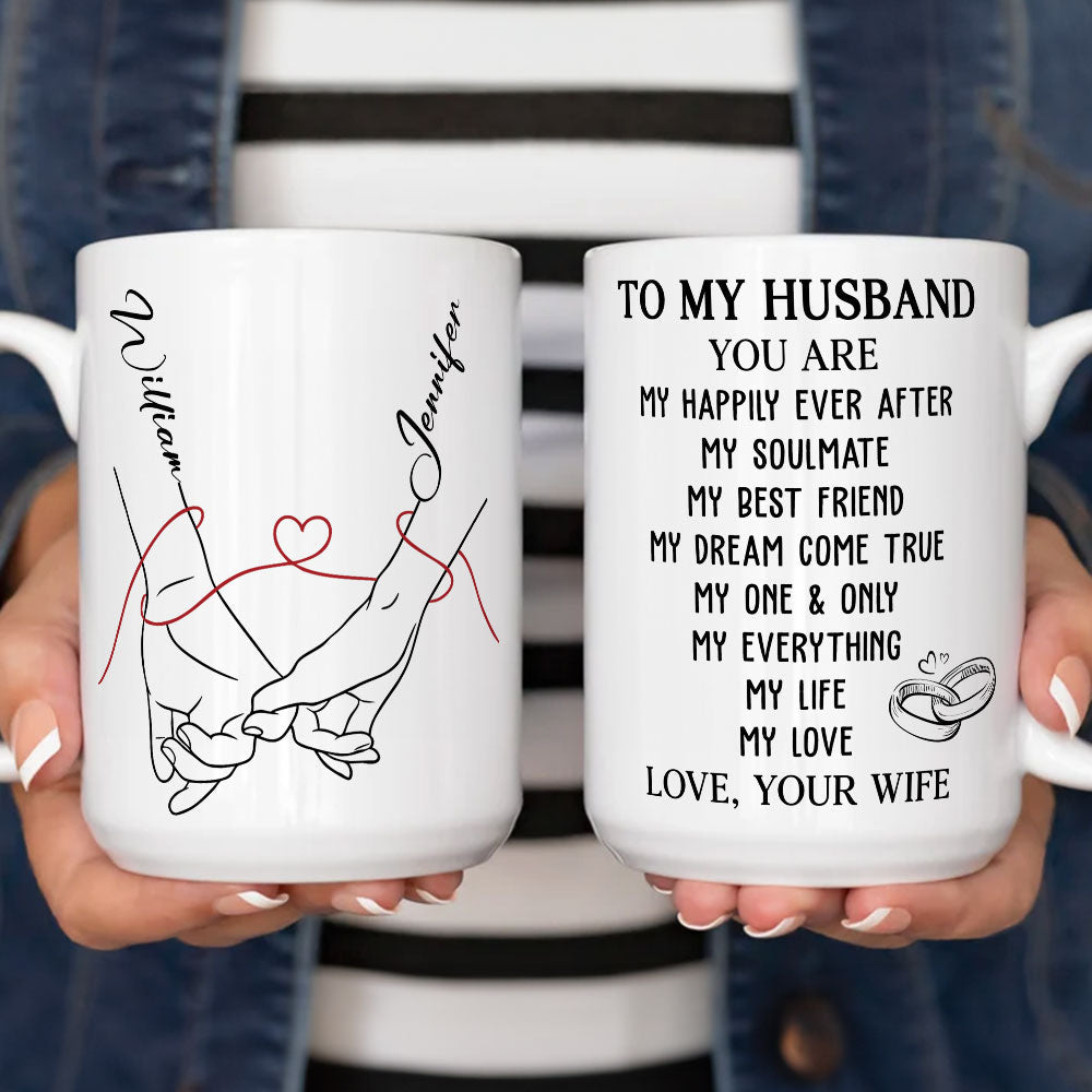 Custom Anniversary Keepsake Gifts For Couple • My Life My Love - Personalized Coffee Mug