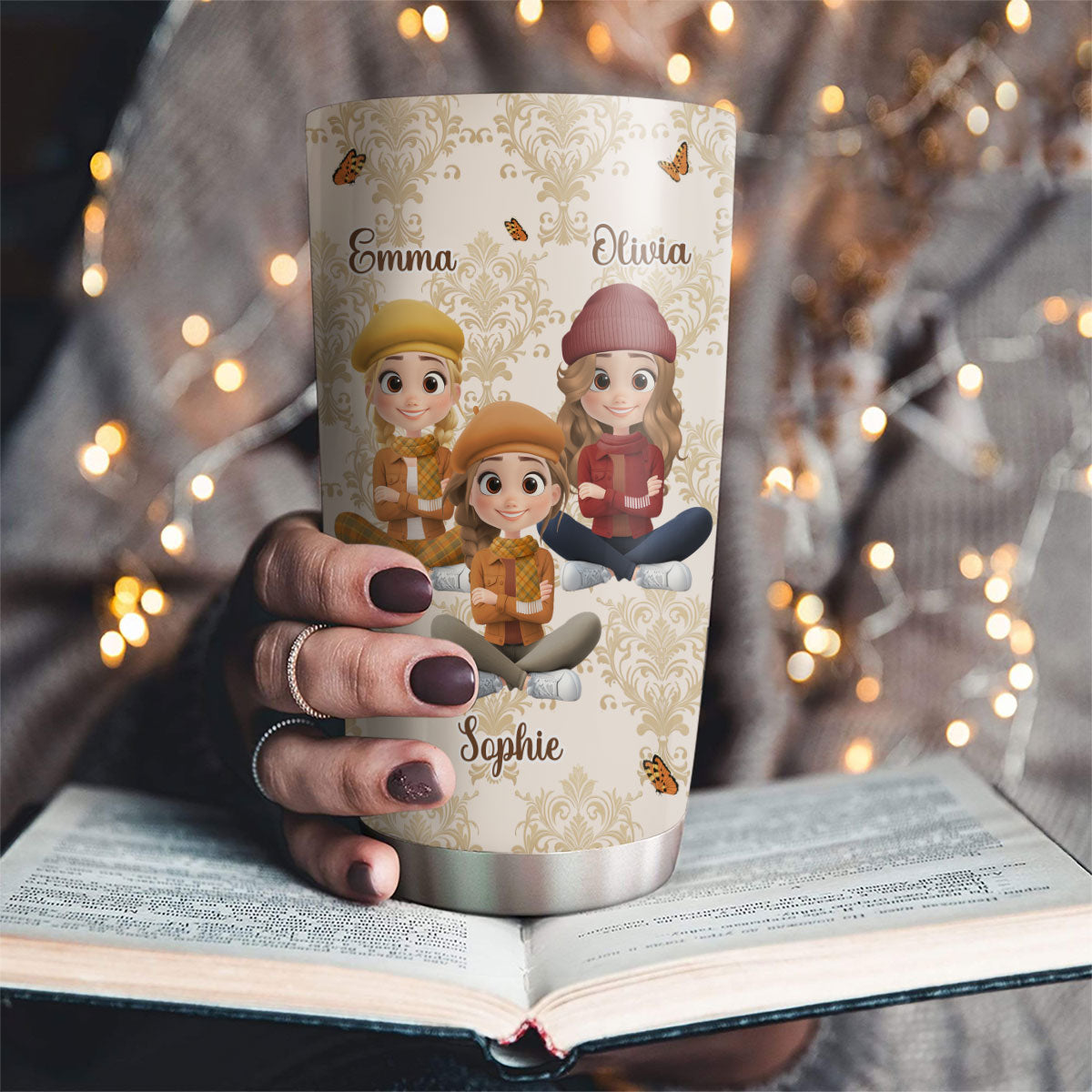 Custom Christmas Birthday Gifts For Best Friend • Besties For Life - Personalized Tumbler