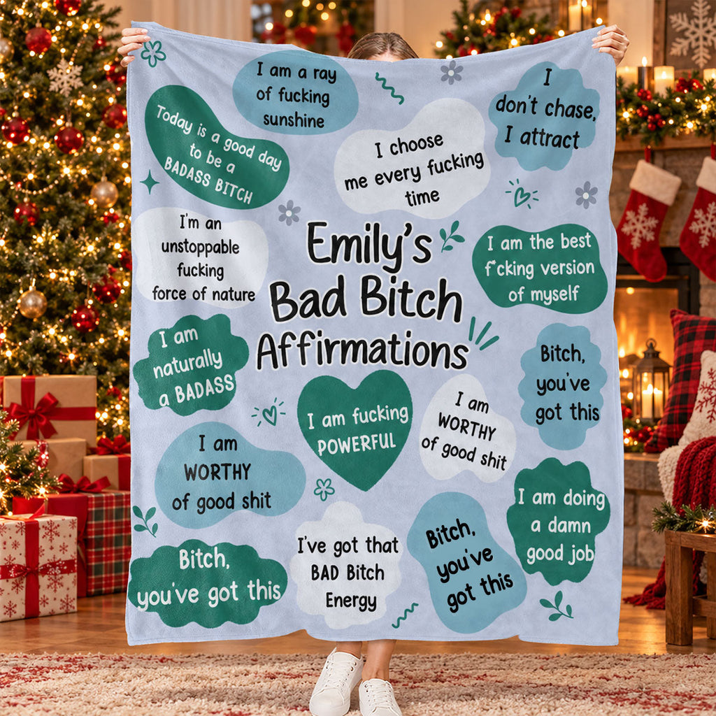 Today Is A Good Day - Personalized Fleece Blanket