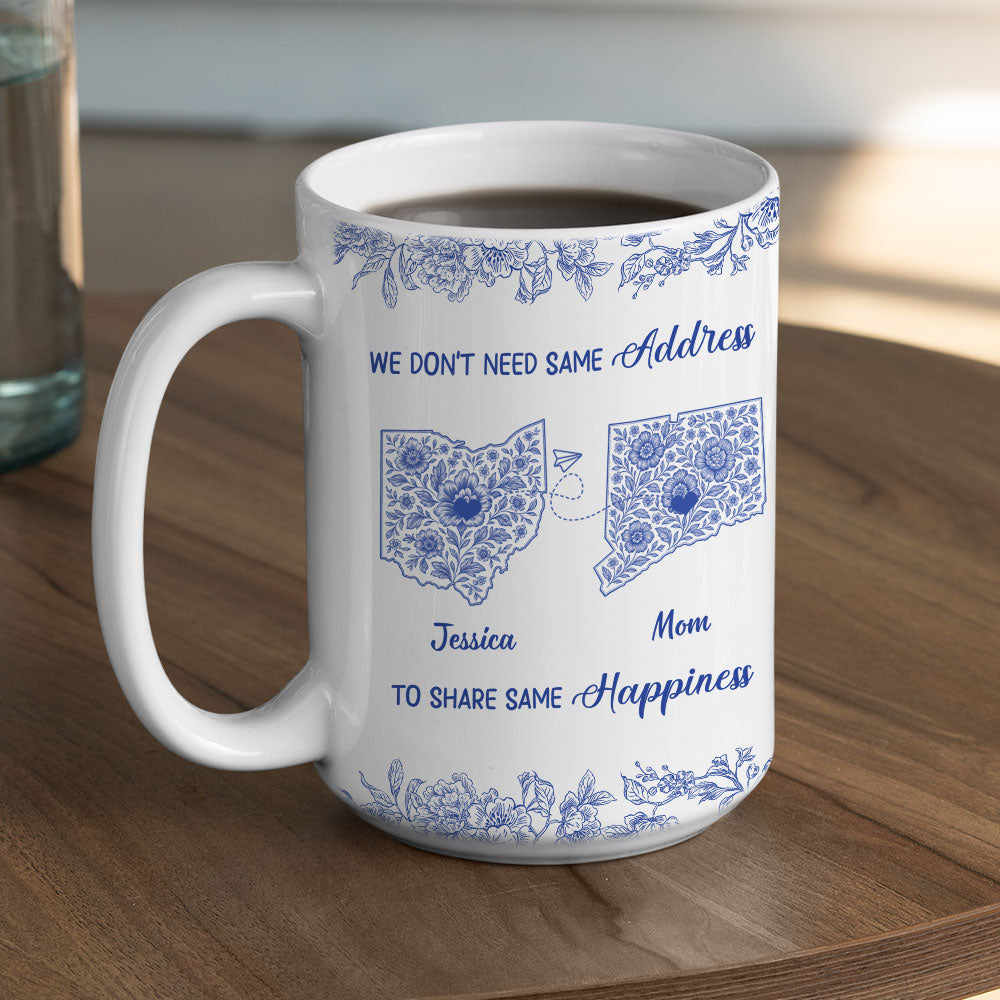 Custom Mother's Day Gift for Daughter • We Do Not Need Same Address - Personalized Coffee Mug