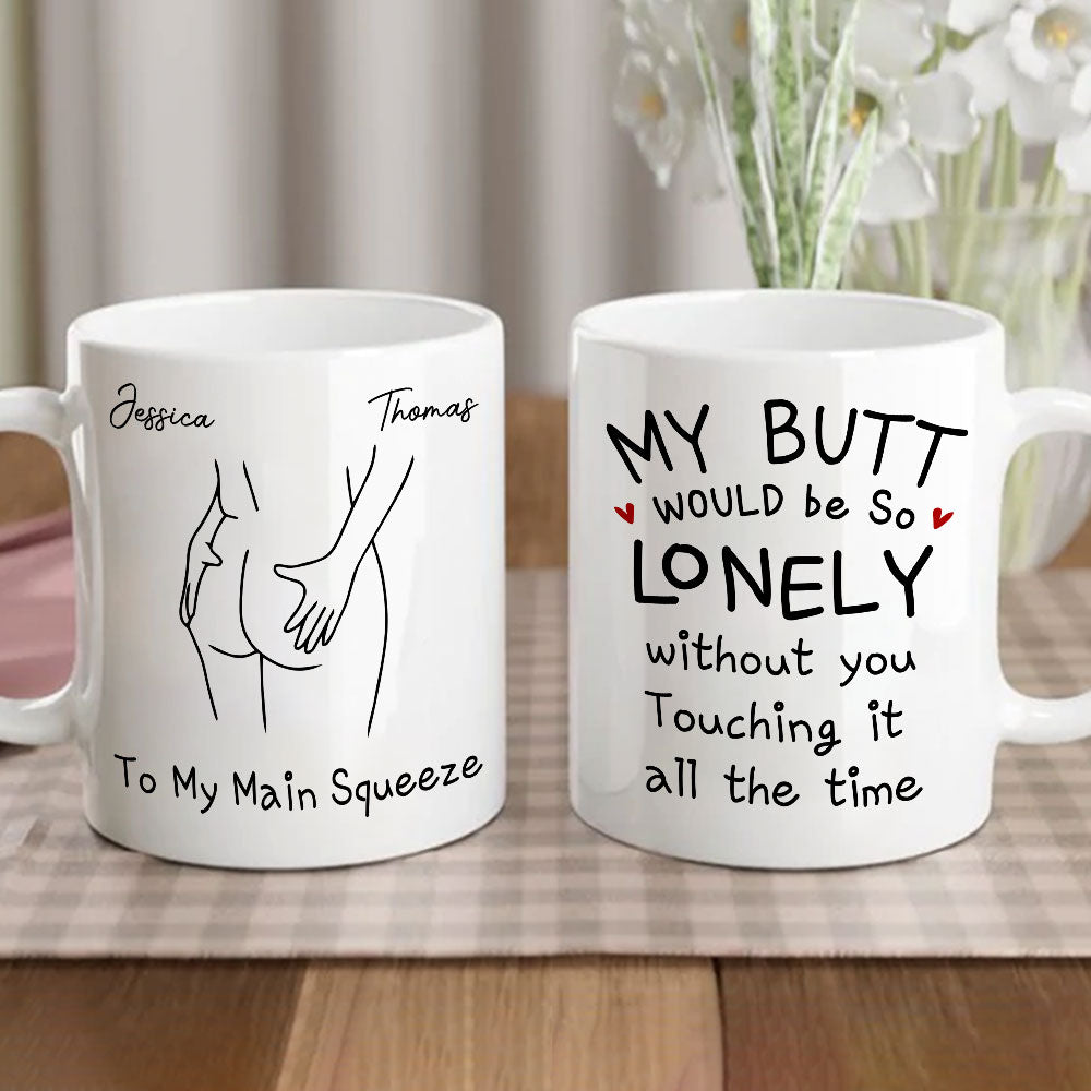 Custom Anniversary Keepsake Gifts For Couple • To My Main Squeeze - Personalized Coffee Mug