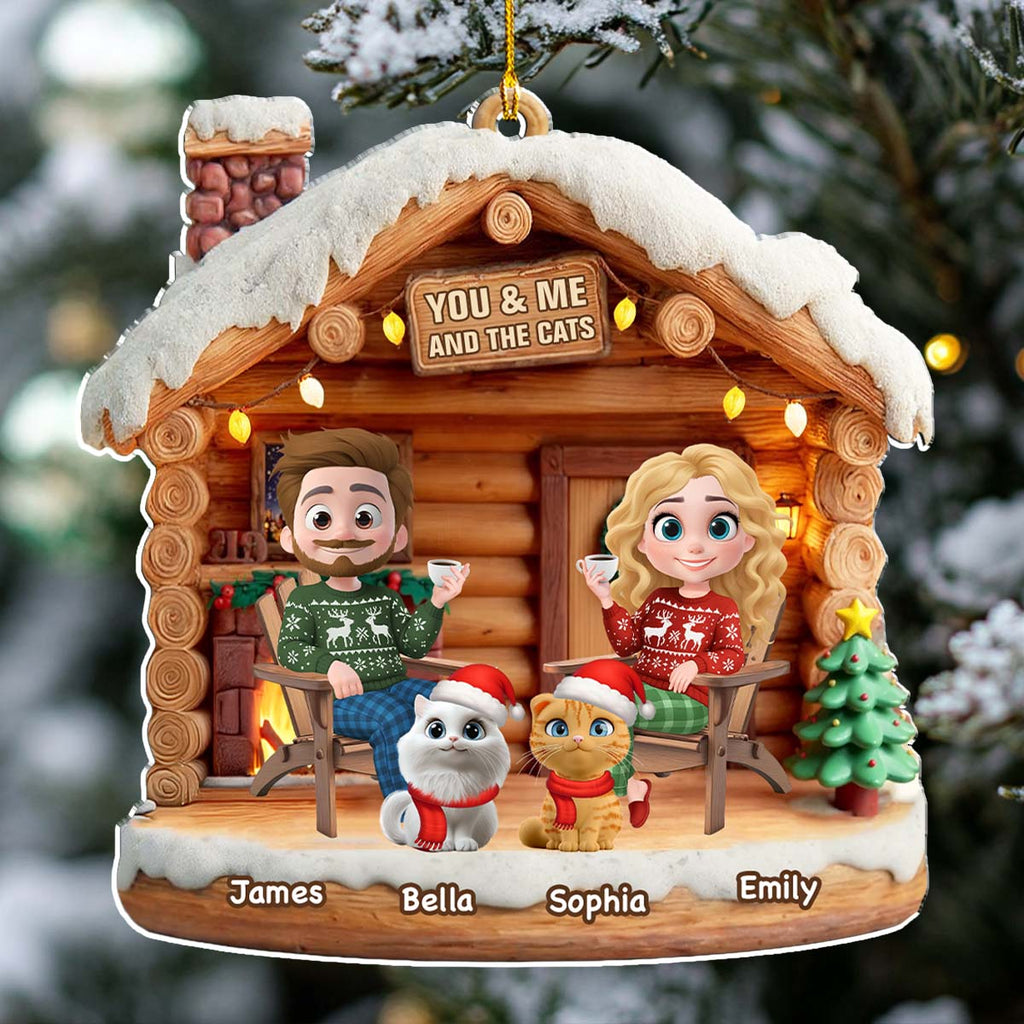 Custom Keepsake Christmas Ornament •  Have A Chat - Personalized 3D Effect Acrylic Ornament