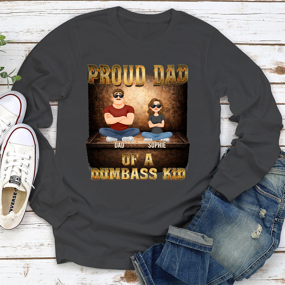 Custom Christmas & Birthday Keepsake Gift • Proud Father Vibes - Personalized Shirt