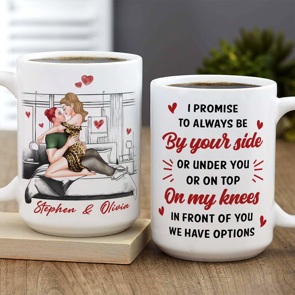 Custom Anniversary Keepsake Gifts For Couple • Always By Your Side - Personalized Coffee Mug
