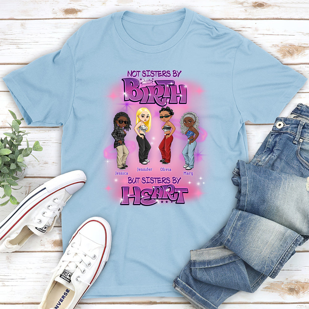 Custom Best Friend, Christmas & Birthday Friendship Keepsake Gift • Sister By Heart - Personalized Shirt