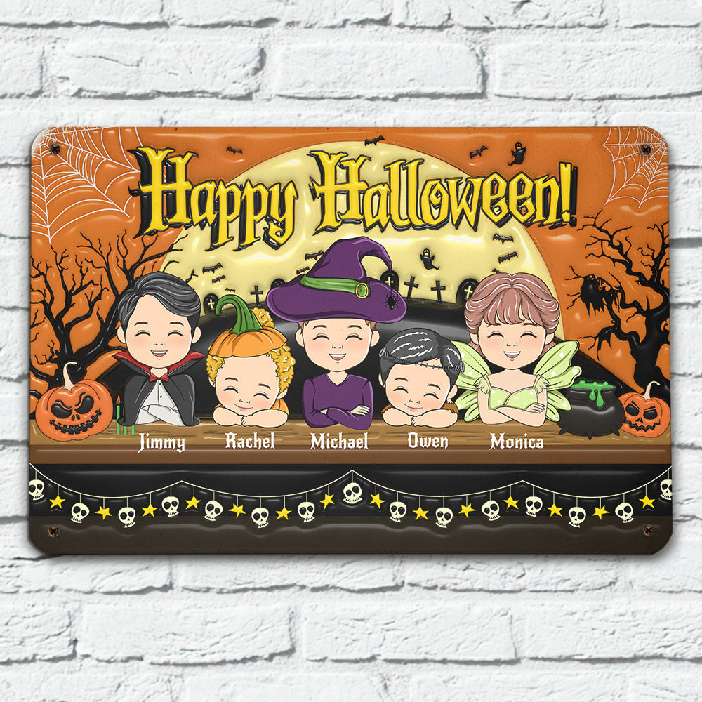 On Hallow Day - Personalized 3D Inflated Effect Metal Sign