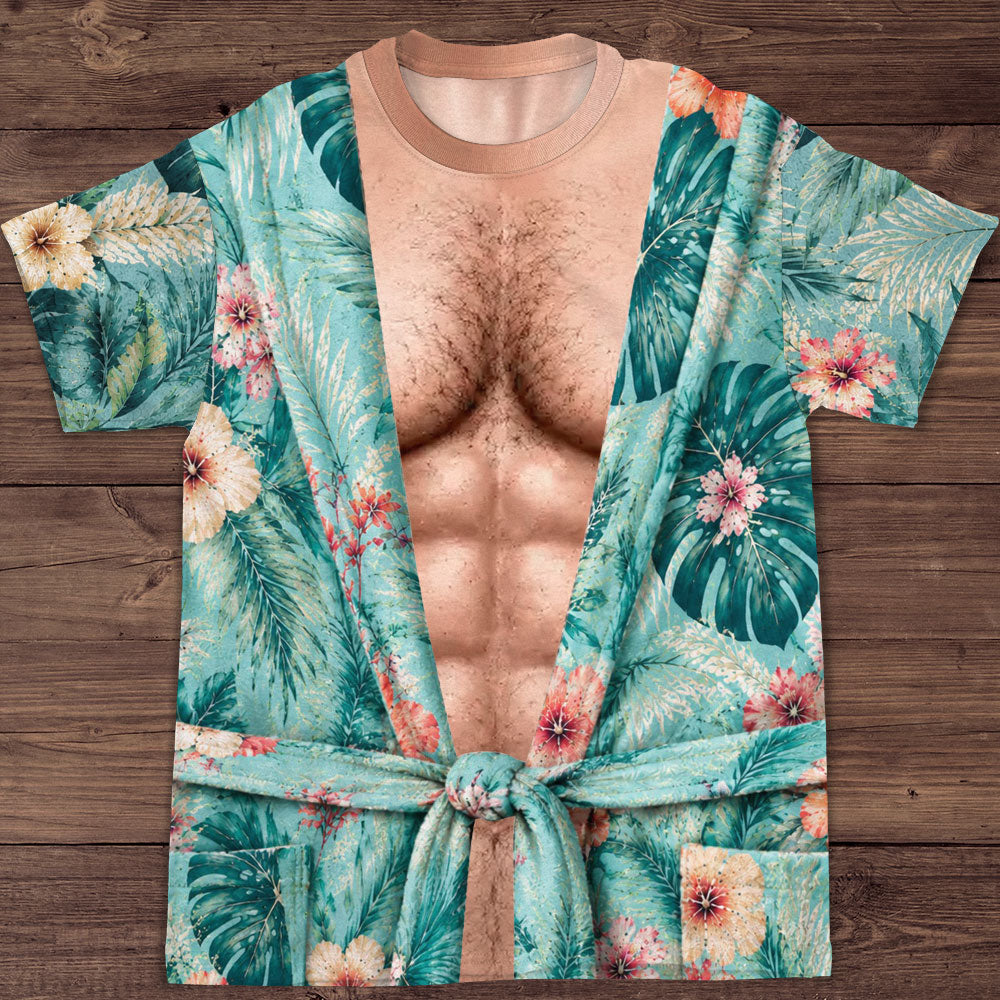 Custom Christmas Anniversary Keepsake Gifts For Husband • Hawaii Tropical - Personalized All-over-print T-shirt