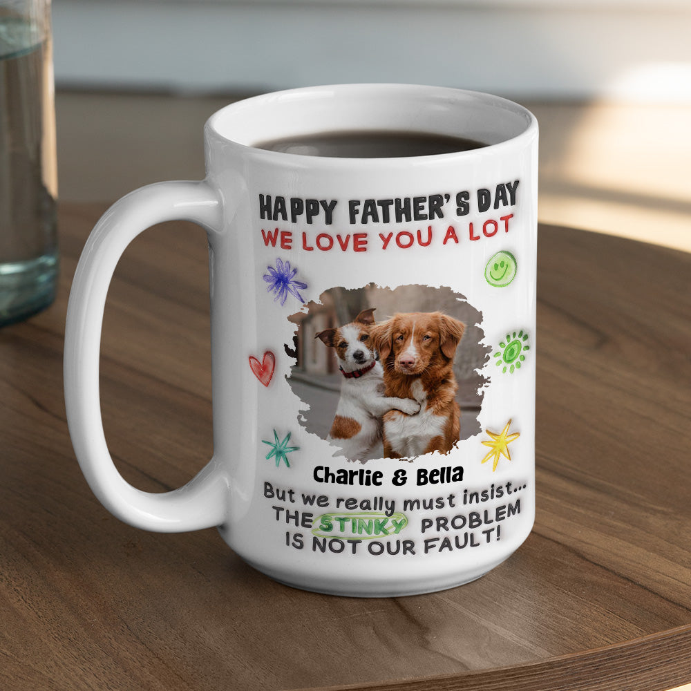 Custom Photo Christmas & Birthday Keepsake Gift • Believe Me Not My Fault Photo - Personalized 3D Inflated Effect Mug