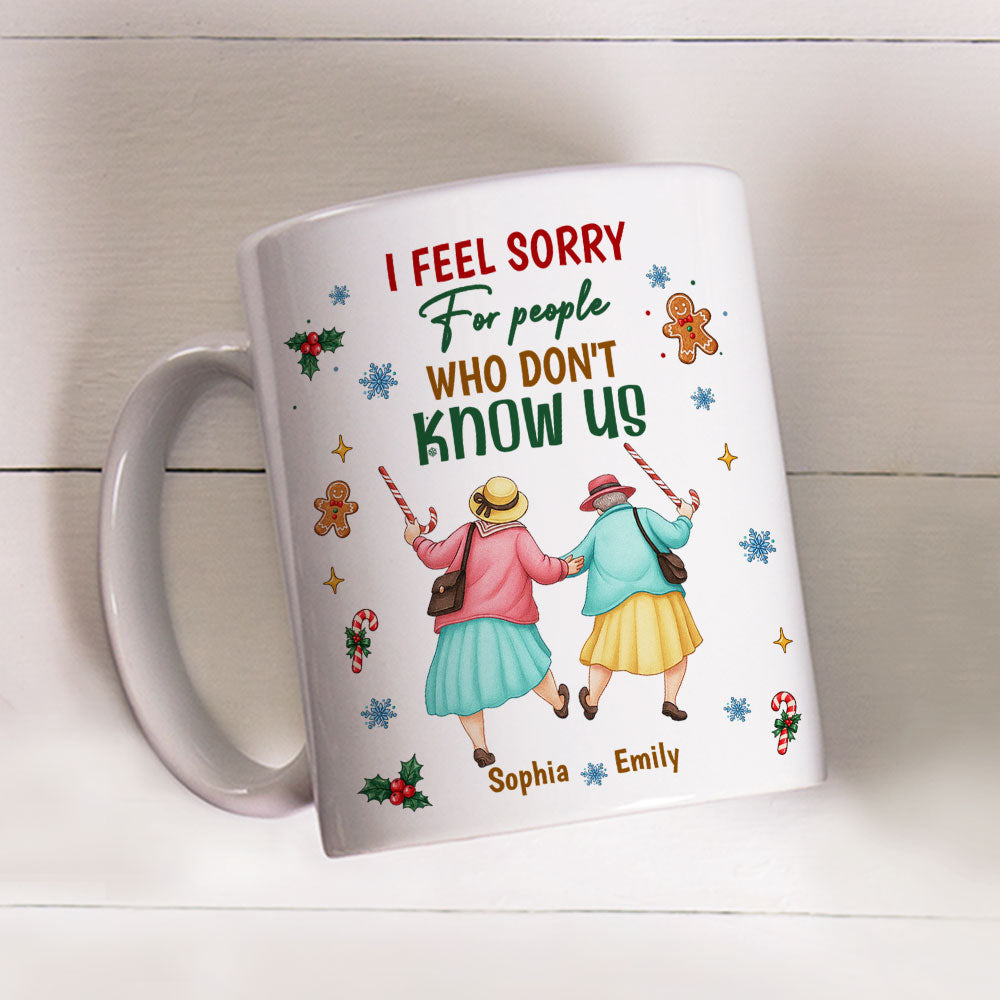 Custom Christmas & Birthday Gift for Brother & Sister • Besties For Life - Personalized Coffee Mug