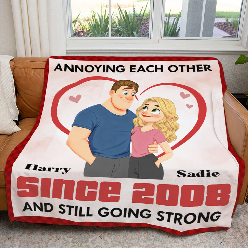 Forever With You - Personalized Fleece Blanket