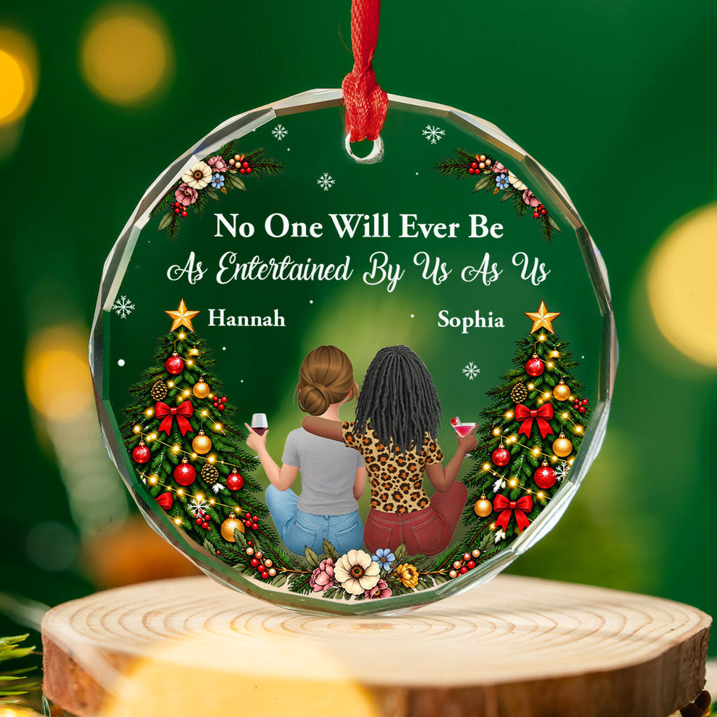 Custom Keepsake Christmas Ornament •  There Will Never Be Another - Personalized Glass Ornament