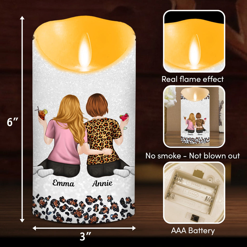 To My Badass Bestie - Personalized LED Candle