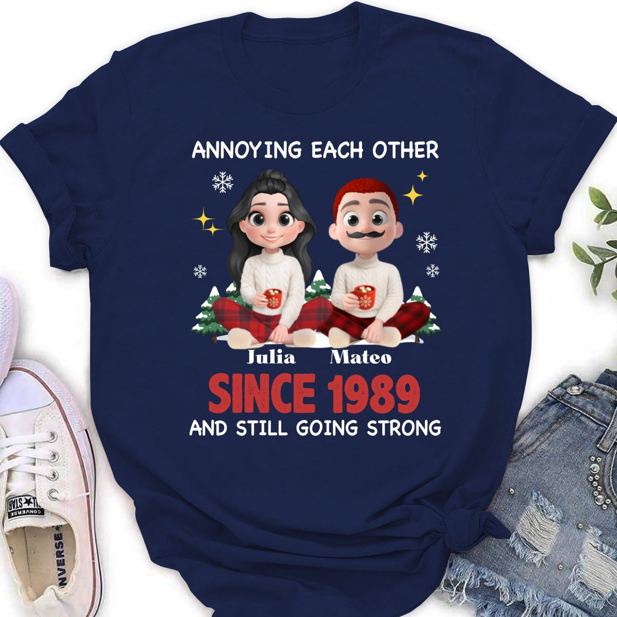 Custom Christmas & Birthday Keepsake Gift • All I Want For Christmas - Personalized Shirt