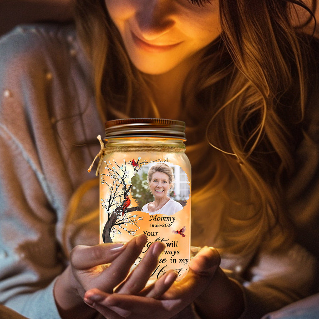 You Light My Heart - Personalized Mason Jar Light