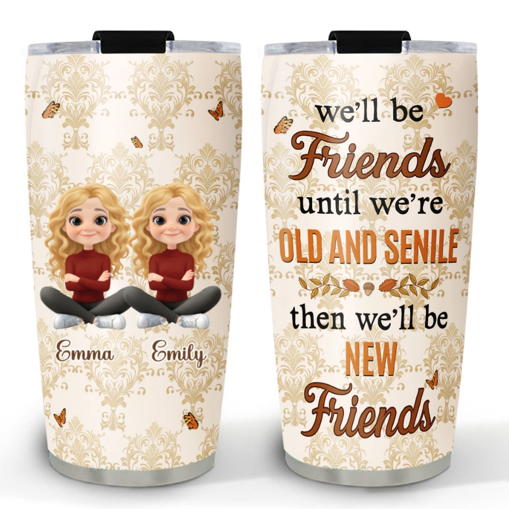 Custom Christmas Birthday Gifts For Best Friend • Besties For Life - Personalized Tumbler