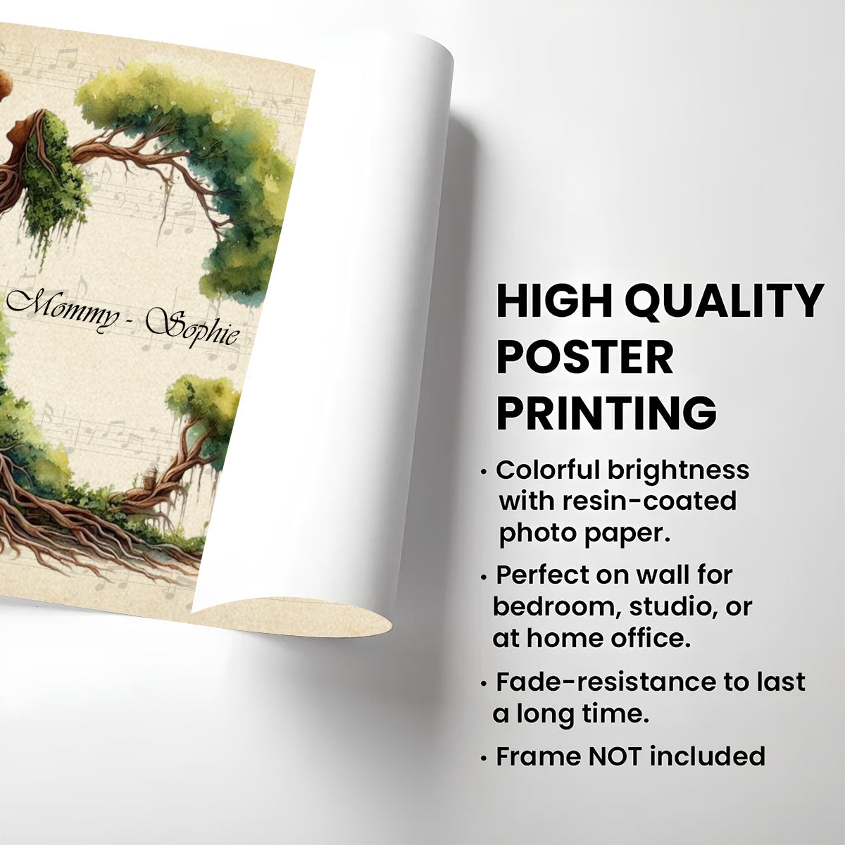 Mom Tree - Personalized Poster