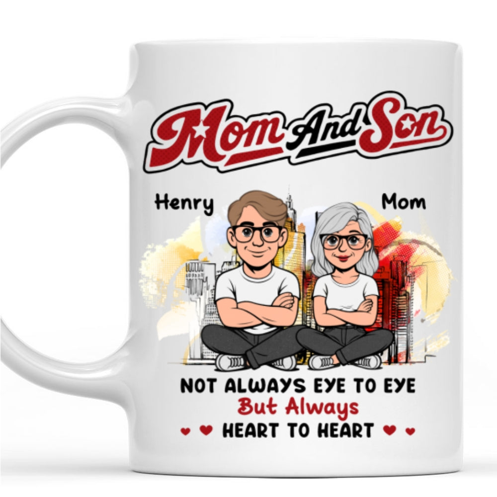 Custom Father's Day Gift For Son • We Stand Together Always - Personalized Coffee Mug