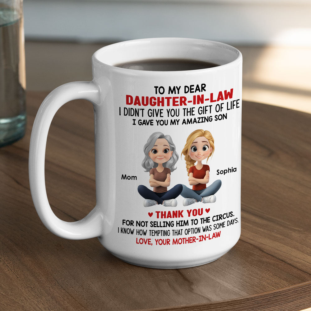 Custom Christmas & Birthday Keepsake Gift • The Gift Of Life - Personalized Coffee Mug