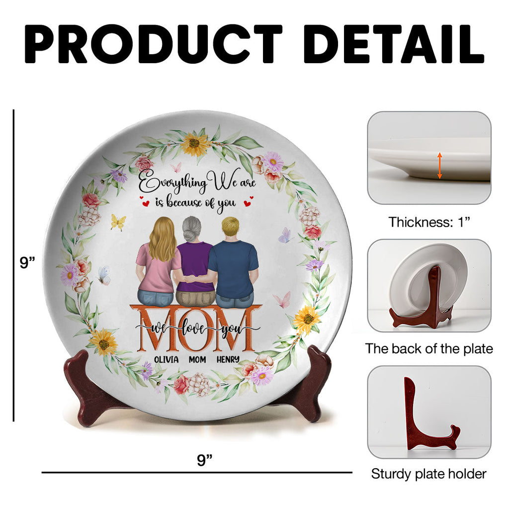 We Love You - Personalized Plate