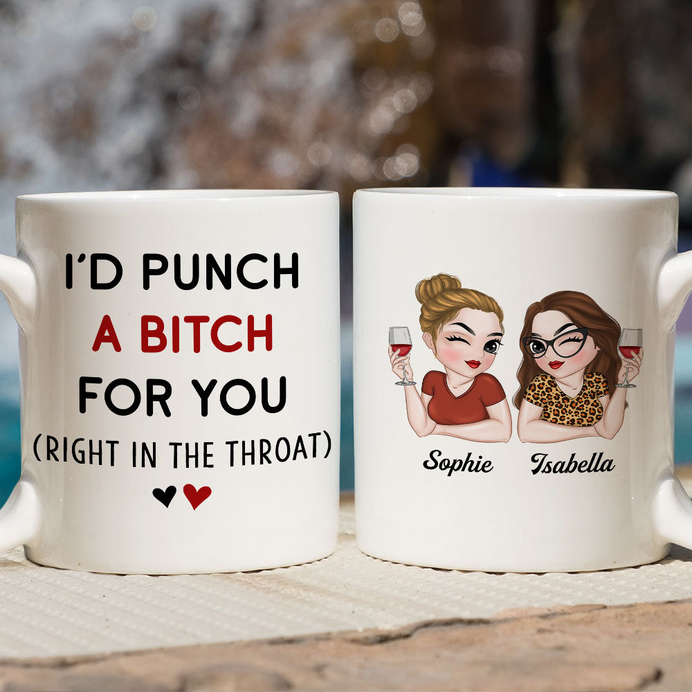 Custom Best Friend, Christmas & Birthday Friendship Keepsake Gift • My Best Friend - Personalized Coffee Mug