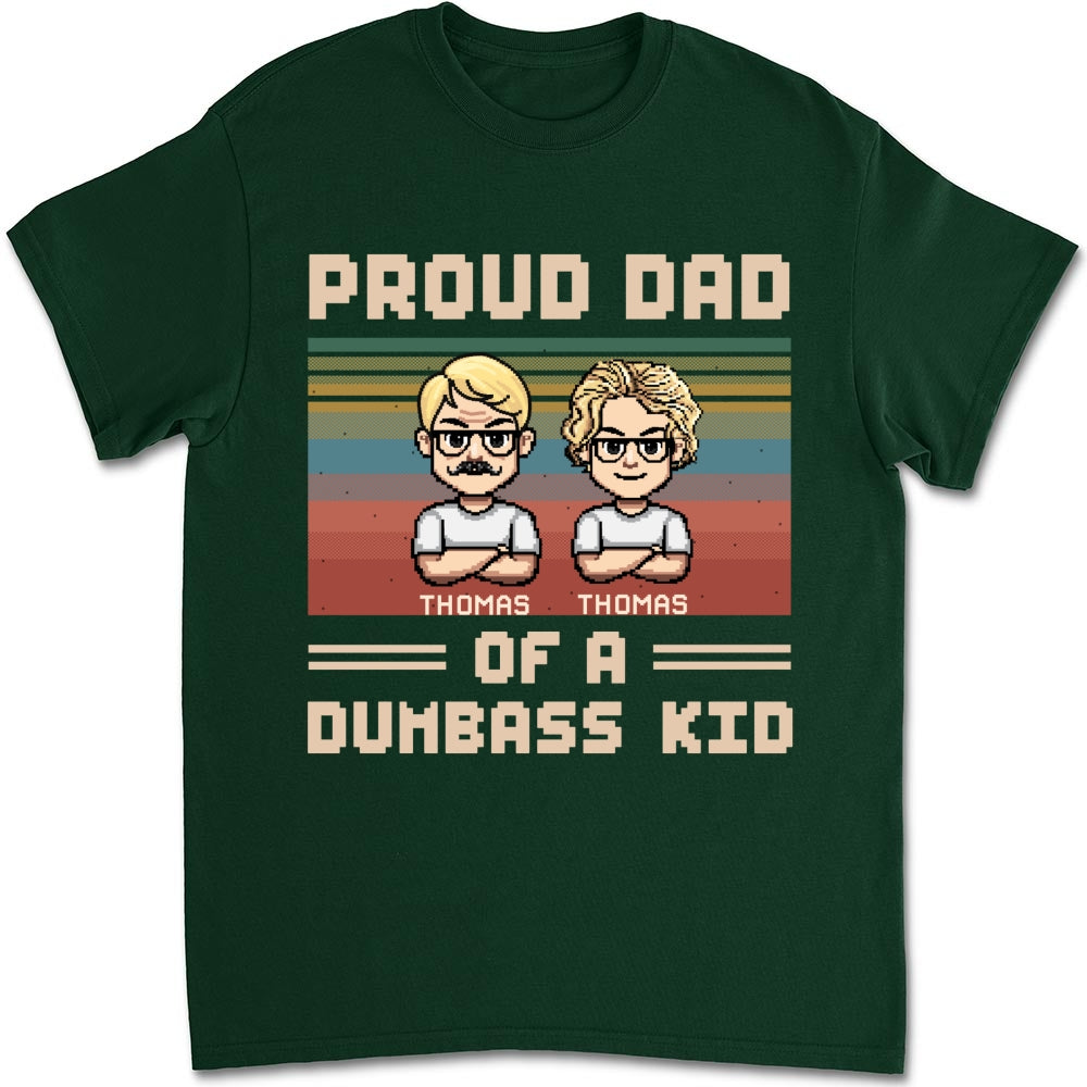 Custom Father's Day, Special Gift for Dad & Grandpa • Proud Dad Of A Few Kids - Personalized Shirt