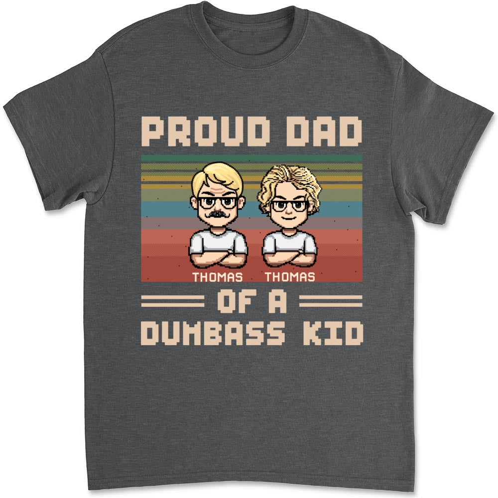 Custom Father's Day, Special Gift for Dad & Grandpa • Proud Dad Of A Few Kids - Personalized Shirt