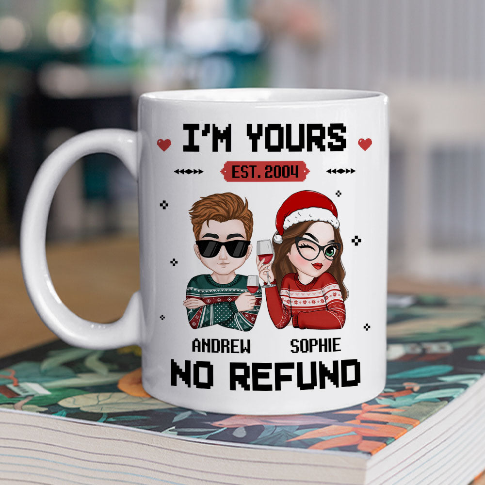 Custom Anniversary Keepsake Gifts For Couple • I Am Yours - Personalized Coffee Mug