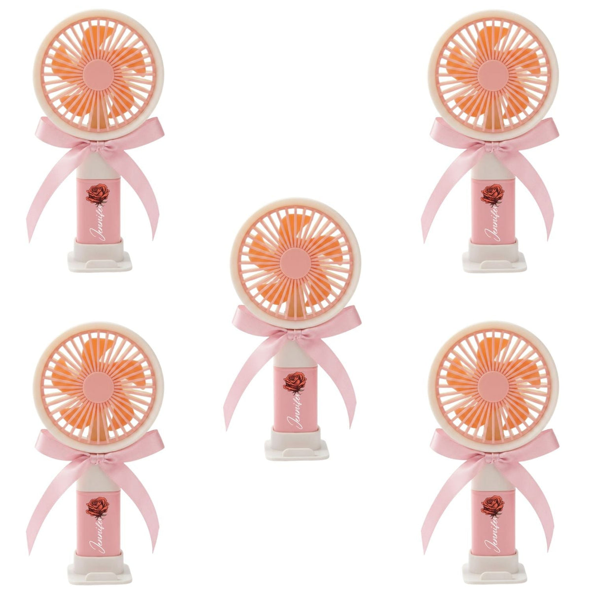 Forever in Bloom - Personalized Handheld Fan