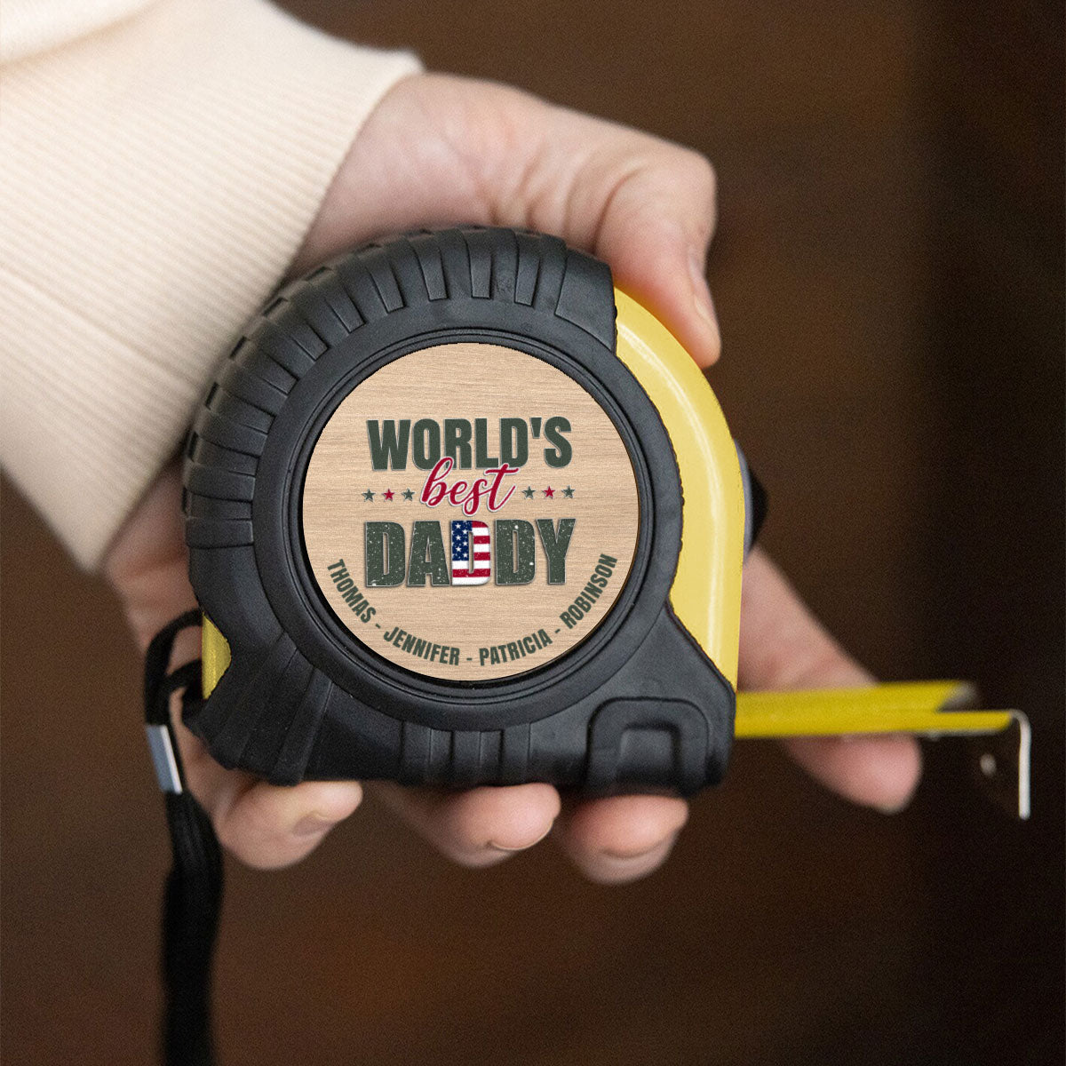 The Best Daddy - Personalized Tape Measure