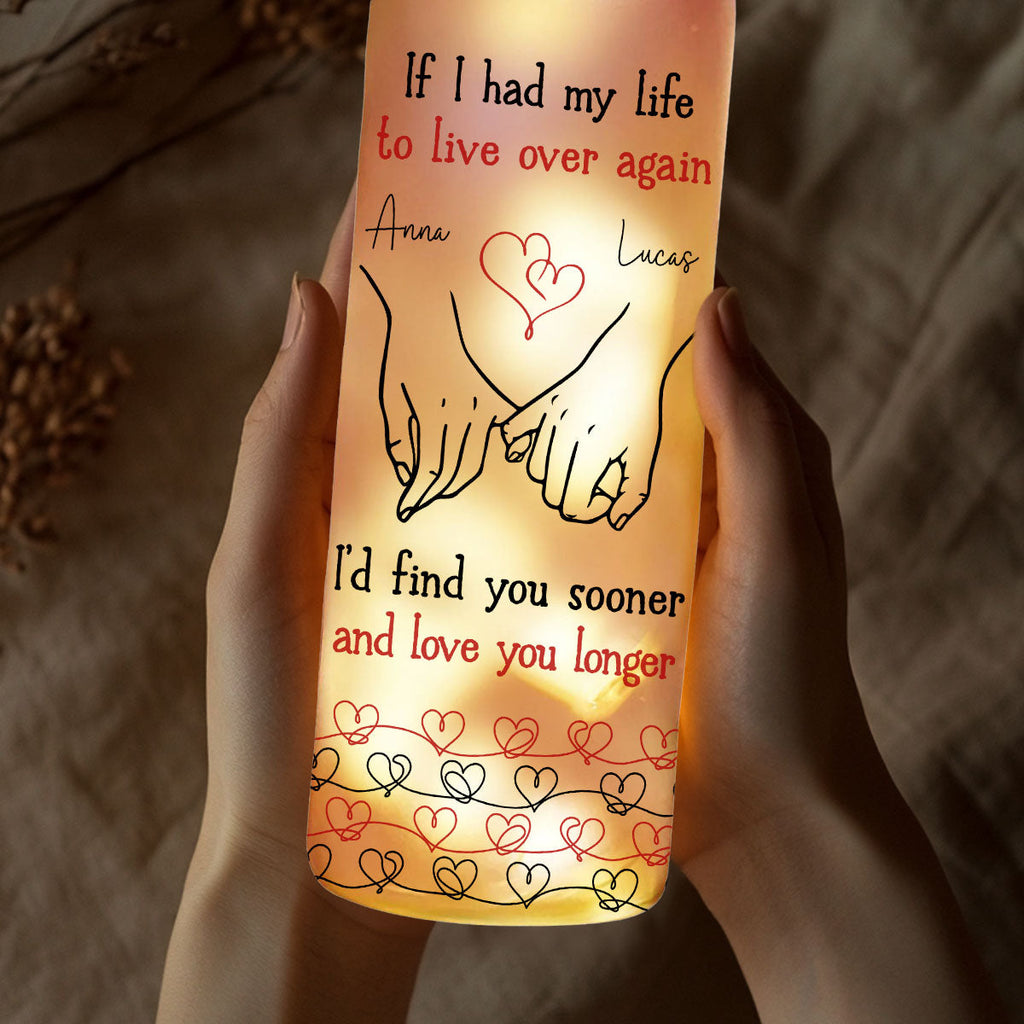 Love You Longer - Personalized Bottle Lamp