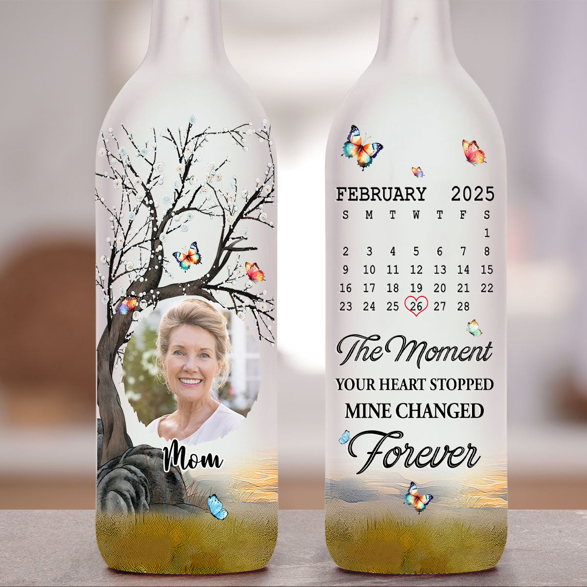 Mine Changed Forever - Personalized Bottle Lamp