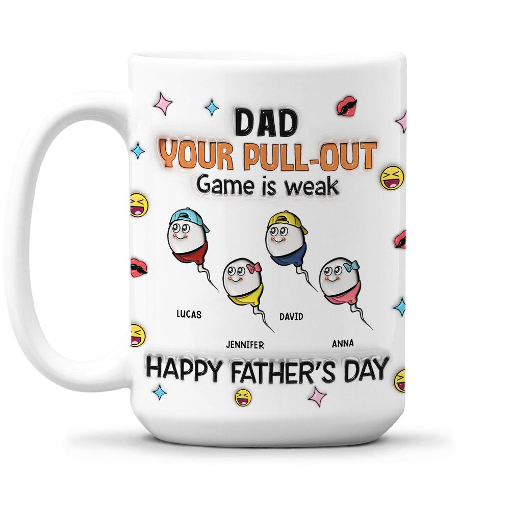 Custom Father's Day, Special Gift for Dad & Grandpa • Best Failure You Ever Made - Personalized 3D Inflated Effect Mug