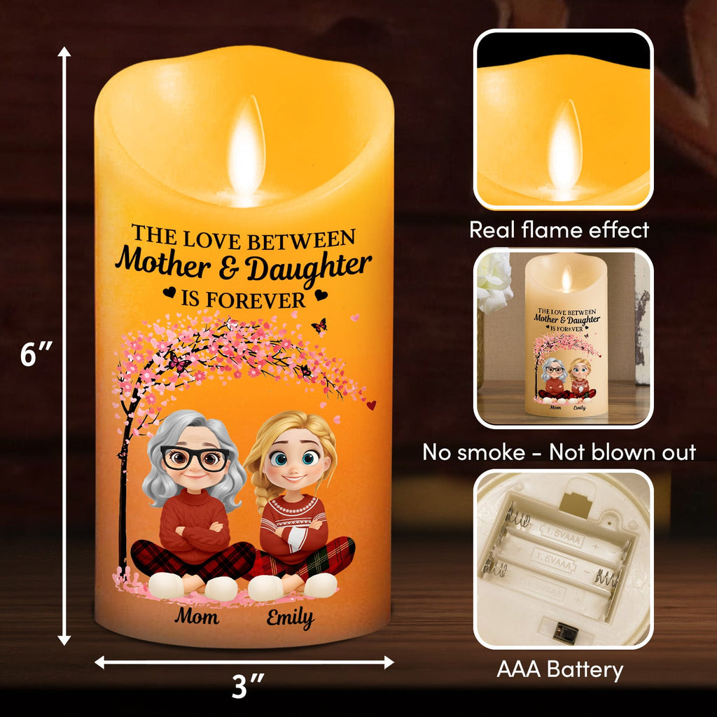 Love Between Us Lasts Forever - Personalized LED Candle