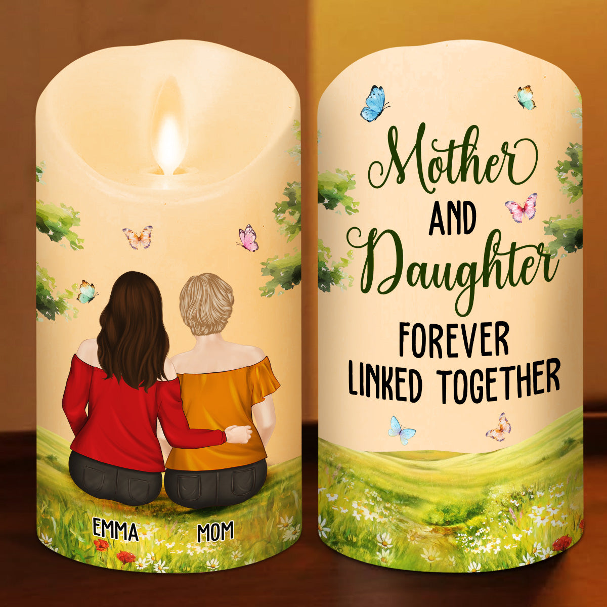 Link Forever - Personalized LED Candle