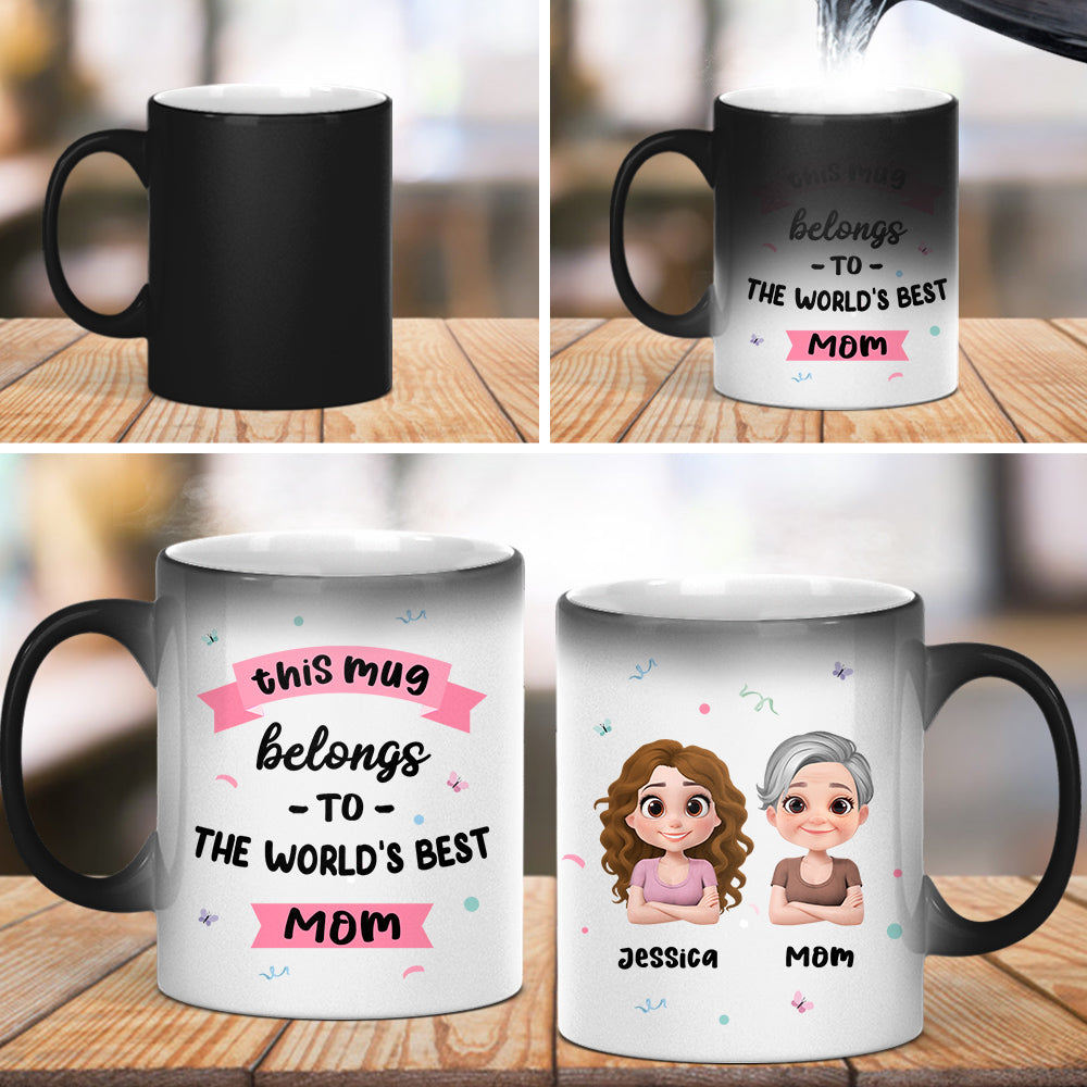 Custom Mother's Day Gift for Mom & Grandma • This Mug Fuels Awesome Moms - Personalized Color Changing Mug