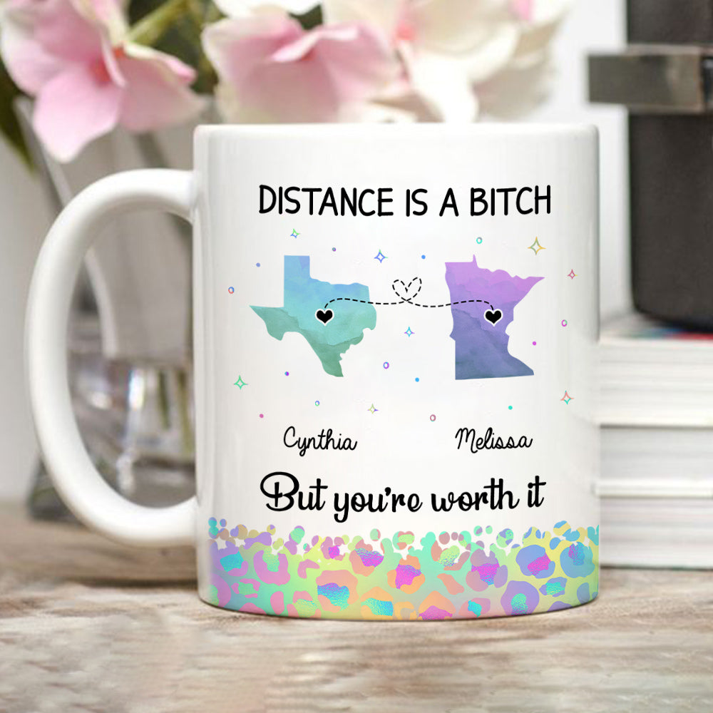 Custom Best Friend, Christmas & Birthday Friendship Keepsake Gift • You Are Worth It - Personalized Coffee Mug